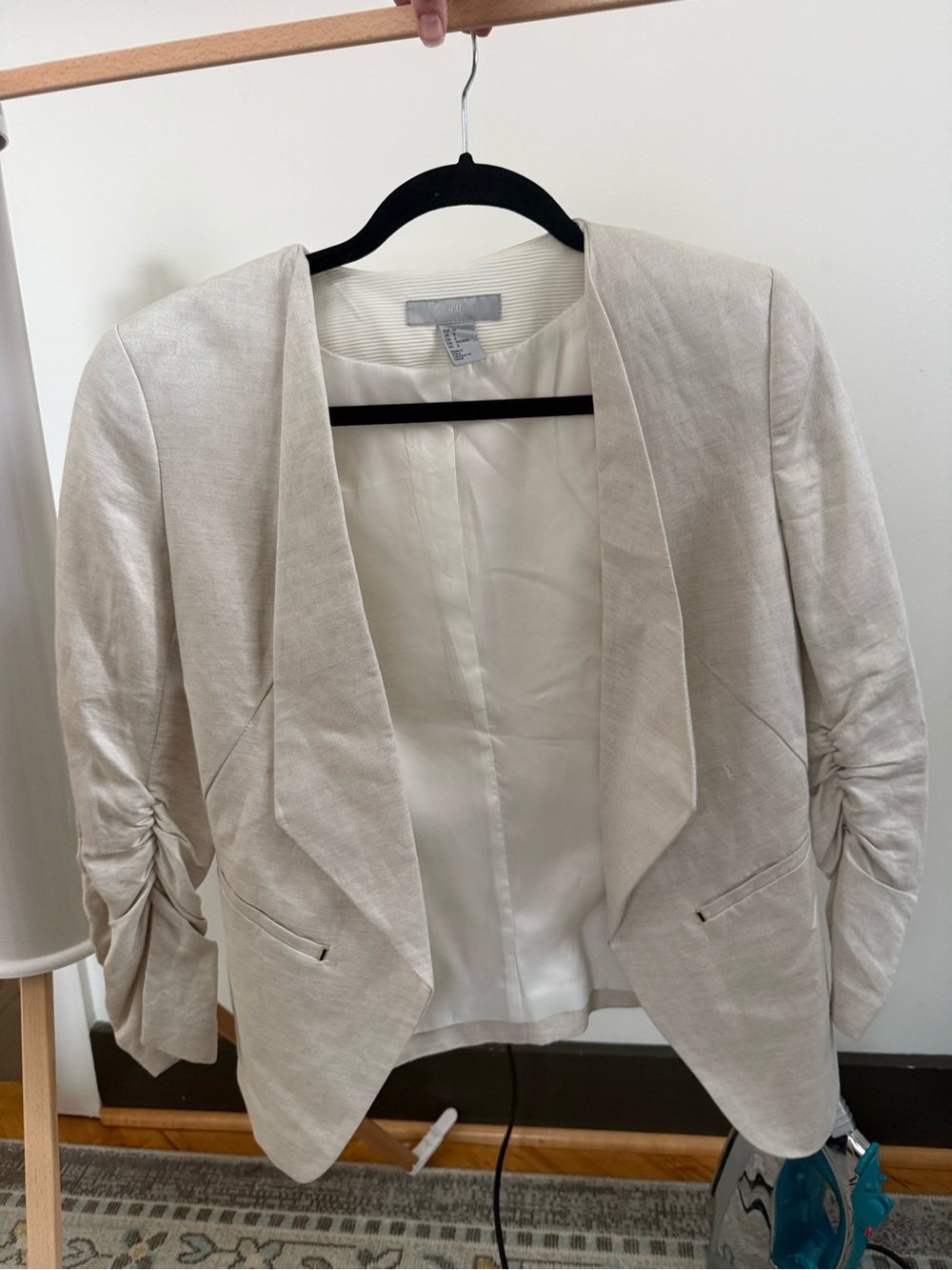H&M White Women's Blazer Jacket